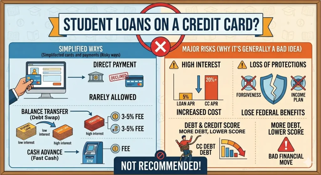 Can I Pay Student Loans With Credit Card? Truth & Fees