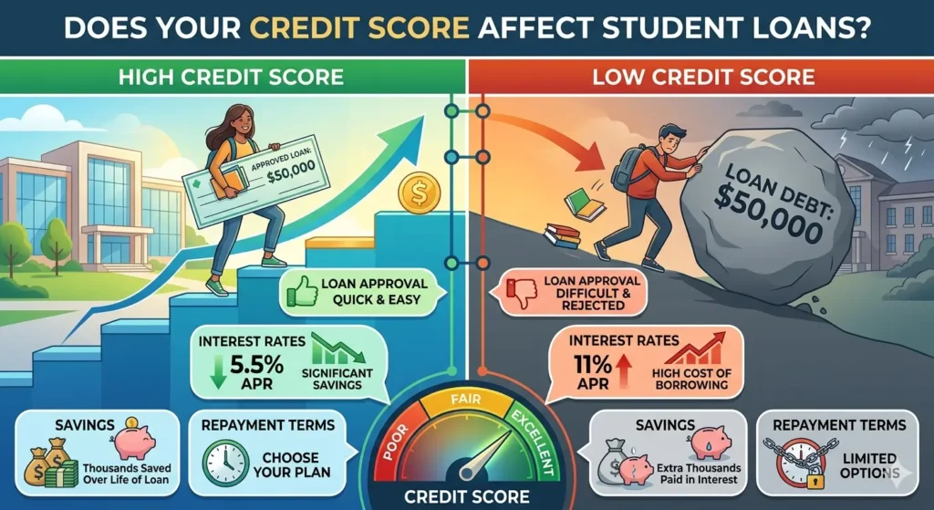 Does Your Credit Score Affect Student Loans? The Ultimate 2026 Guide